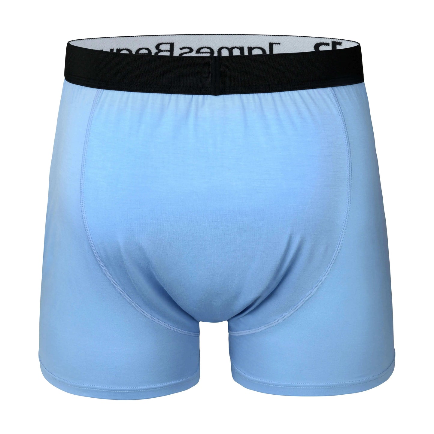 James Beaux Men's 3- Pack Heather Blue Bamboo Boxer Shorts - Ultra-Soft & Breathable James Beaux