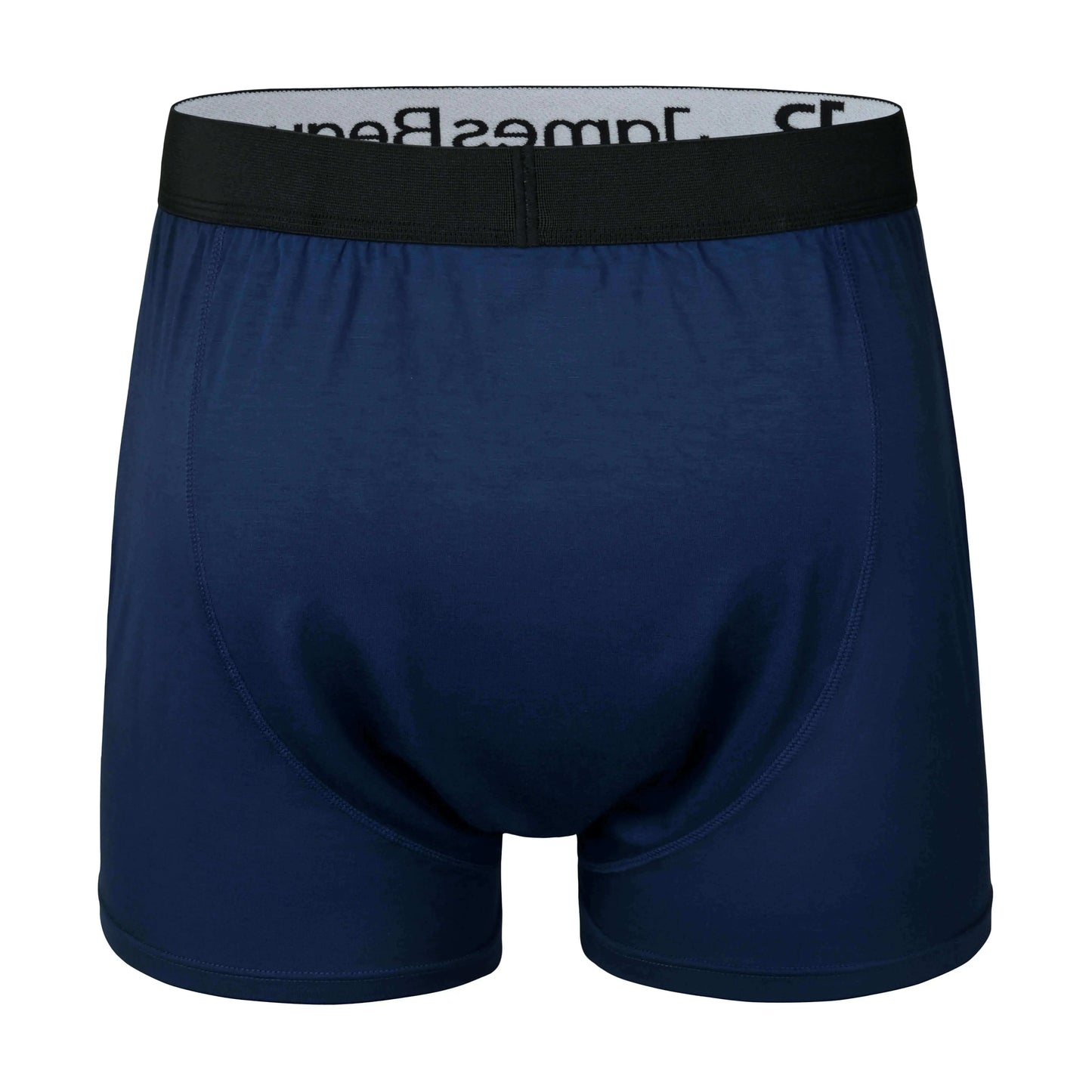 James Beaux Men's 3- Pack Navy Blue Bamboo Boxer Shorts - Ultra-Soft & Breathable James Beaux