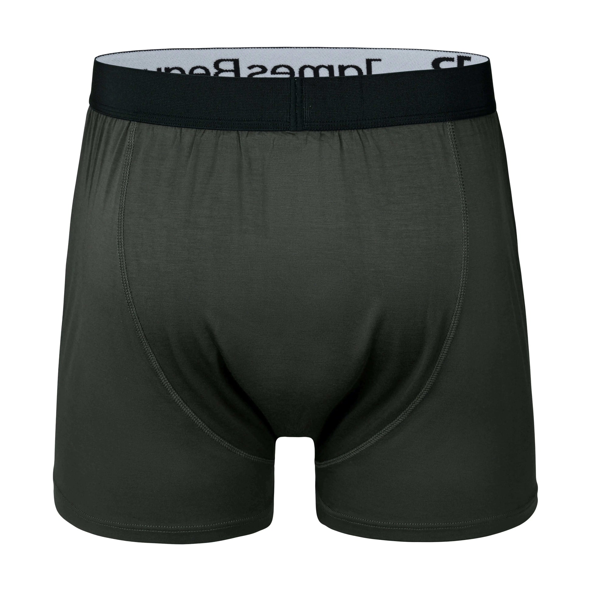James Beaux Men's 3-Pack Black Bamboo Boxer Shorts - Ultra-Soft & Breathable James Beaux