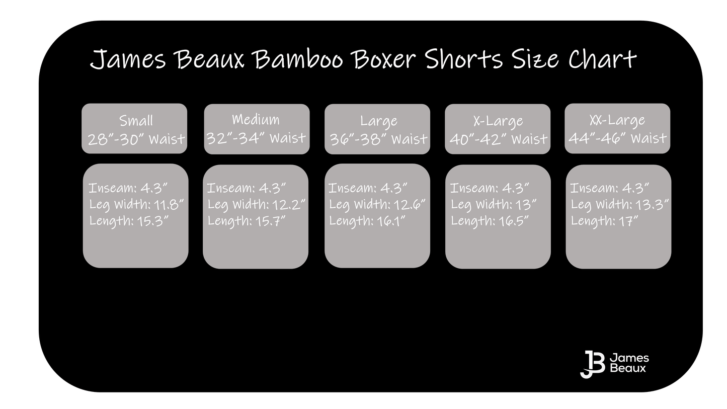 3-Pack Men's Navy Blue 95% Bamboo Boxer Shorts