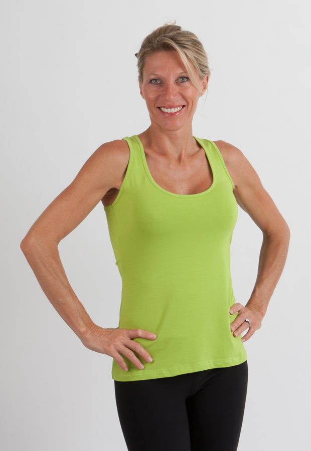 Women's Bamboo/Cotton Racer Back Tank Top