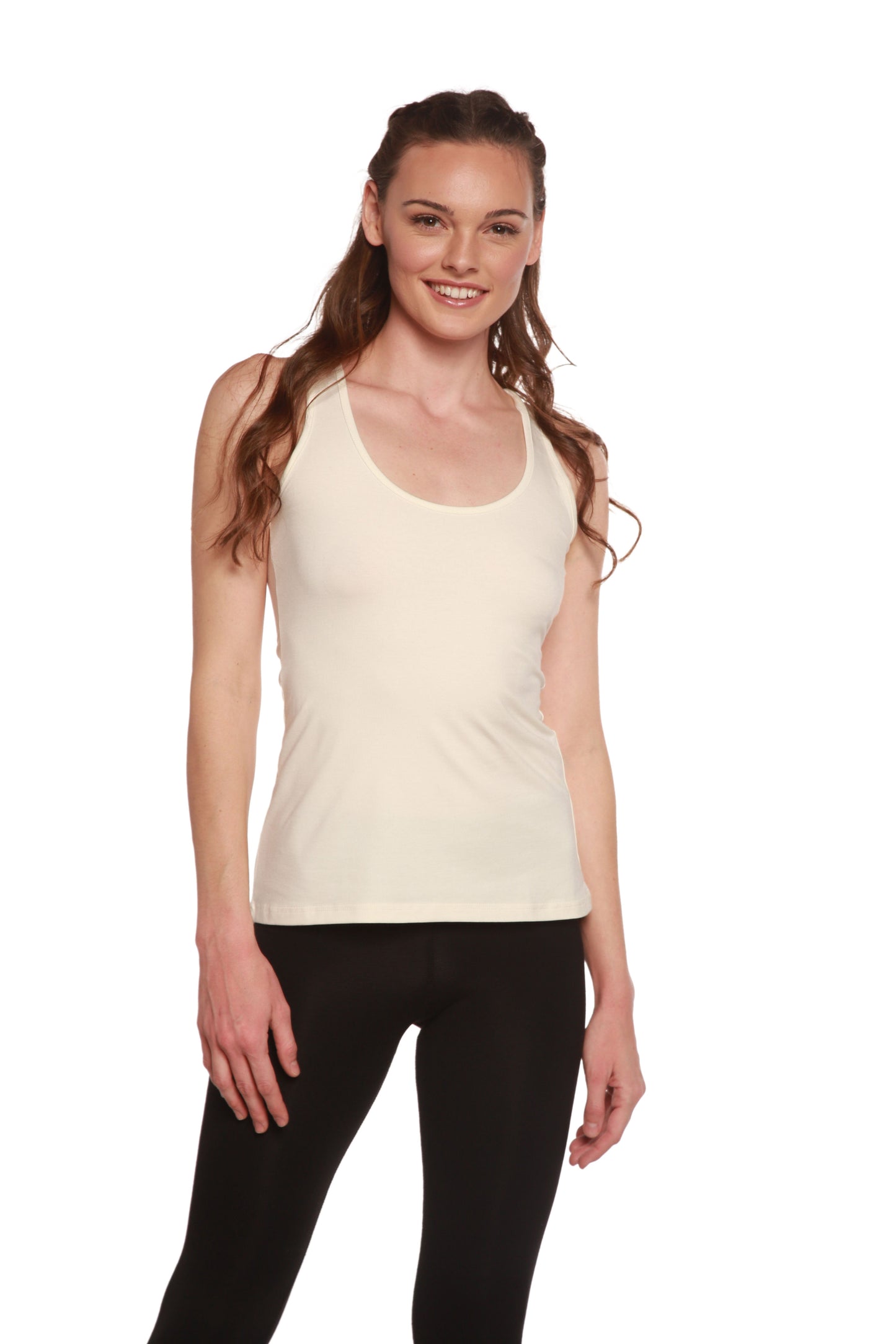 Women's Bamboo/Cotton Racer Back Tank Top